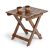 AMAZE SHOPPEE Wooden Foldable Coffee Table – Mango Wood, Light Brown – Perfect Center Table for Living Room