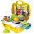 Toyshine Plastic Luxury Kitchen Set Cooking Toy with Briefcase and Accessories for Kids (Yellow)