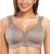 ZeroBound Women’s Minimizer Bras Comfort Cushion Strap Wirefree Full Coverage Large Bust Non-Padded Bra