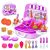 Umadiya® Branded Kitchen Set Toy Pretend Play Toys Food for Kids, Little Chef Kitchen Set for Kids in Chef Carry case – Role Play Fun Toys for Girls & Boys (Kitchen Set with Wheel)