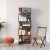 Wakefit Eliot Engineered Wood Bookshelf, Matte Finish, Dark Walnut (5 Shelves), Set of 1