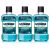 Listerine Cool Mint Mouthwash Liquid, Removes 99.9% Germs, 250ml Combo Pack of 3 (Buy 2 Get 1 Free)