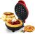 TASMAX mini waffle maker machine 3 in 1 waffle iron home appliances kitchen gift Easy to Clean, Non-Stick Surfaces, 4 Inch, Perfect for Breakfast,Dessert, Sandwich, Pan Cakes, Paninis / Other Snacks