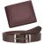 HORNBULL Mens Combo Brown Wallet and Belt | Gift Combo for Mens | Diwali Gift Hamper for Men | Wallets Men BW6995