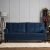 Wakefit Dreamer 3 Seater Sofa (Fabric, Cobalt Blue)