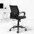 CELLBELL Desire C104 Mesh Mid-Back Ergonomic Office Chair/Study Chair/Revolving Chair/Computer Chair for Work from Home Metal Base Height Adjustable Chair [Black]