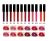 NYN-Huda Insta Beauty HD Sensational Liquid Matte Lipstick Set of 12 Combo Pack, Non Transfer, Water Proof, Smudge Proof for Girls and Women (The Swiss Multi Color Edition, 12)