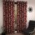 FARRELL Farrell Polyester Floral Eyelet Window (Dark Maroon, 4 X 5 Feet)?(Eyelet, 180.00)